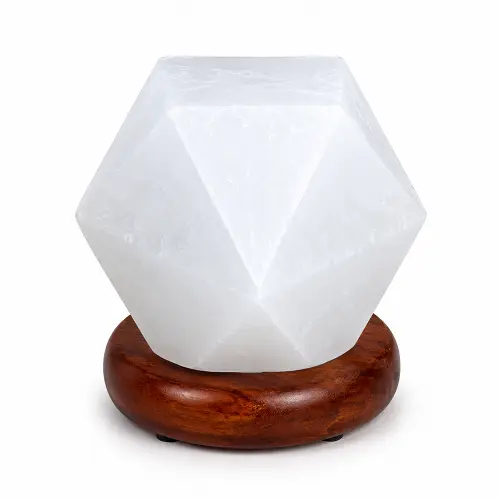 Diamond Shaped Salt Lamp