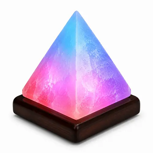 Pyramid Salt Lamp
